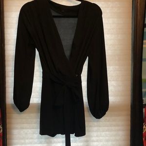 Sexy‎ Belted Black Skort Romper